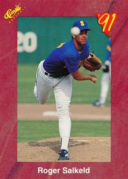 #T59 Roger Salkeld - Seattle Mariners - 1991 Classic II Baseball