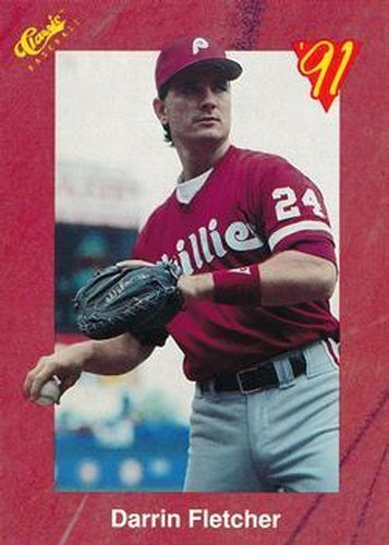 #T5 Darrin Fletcher - Philadelphia Phillies - 1991 Classic II Baseball