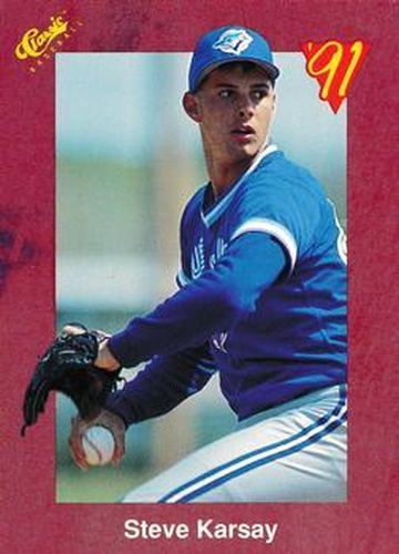 #T60 Steve Karsay - Toronto Blue Jays - 1991 Classic II Baseball