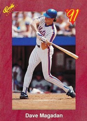 #T72 Dave Magadan - New York Mets - 1991 Classic II Baseball