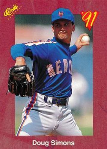 #T86 Doug Simons - New York Mets - 1991 Classic II Baseball