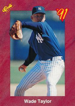 #T87 Wade Taylor - New York Yankees - 1991 Classic II Baseball