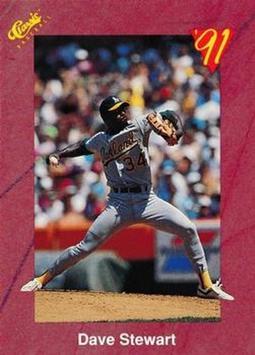 #T89 Dave Stewart - Oakland Athletics - 1991 Classic II Baseball