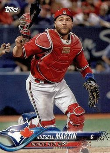 #TJ-13 Russell Martin - Toronto Blue Jays - 2018 Topps Toronto Blue Jays Baseball