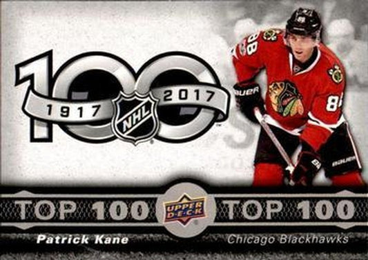 #TOP-4 Patrick Kane - Chicago Blackhawks - 2017-18 Upper Deck Tim Hortons - Top 100 Hockey