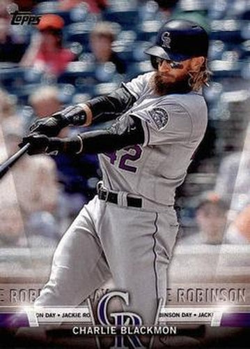 #TS-10 Charlie Blackmon - Colorado Rockies - 2018 Topps - Topps Salute Baseball