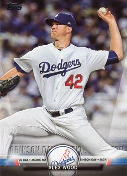 #TS-13 Alex Wood - Los Angeles Dodgers - 2018 Topps - Topps Salute Baseball