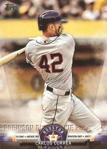 #TS-2 Carlos Correa - Houston Astros - 2018 Topps - Topps Salute Baseball