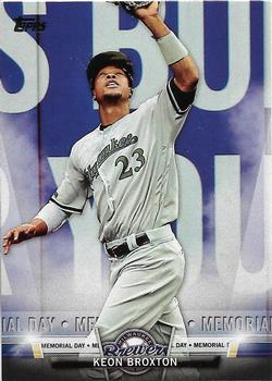 #TS-56 Keon Broxton - Milwaukee Brewers - 2018 Topps - Topps Salute Baseball