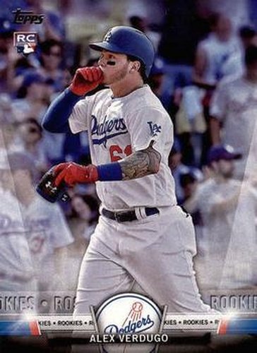 #TS-80 Alex Verdugo - Los Angeles Dodgers - 2018 Topps - Topps Salute Baseball