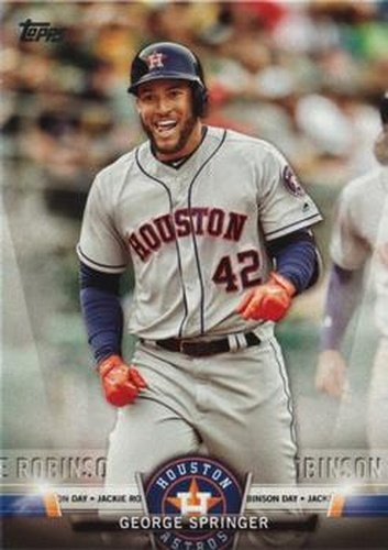 #TS-9 George Springer - Houston Astros - 2018 Topps - Topps Salute Baseball