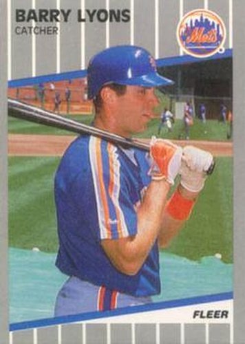 #U-101 Barry Lyons - New York Mets - 1989 Fleer Update Baseball