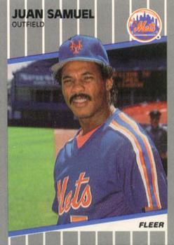 #U-102 Juan Samuel - New York Mets - 1989 Fleer Update Baseball