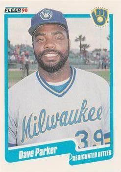 #U-106 Dave Parker - Milwaukee Brewers - 1990 Fleer Update Baseball