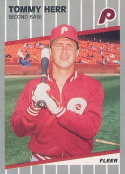 #U-107 Tommy Herr - Philadelphia Phillies - 1989 Fleer Update Baseball
