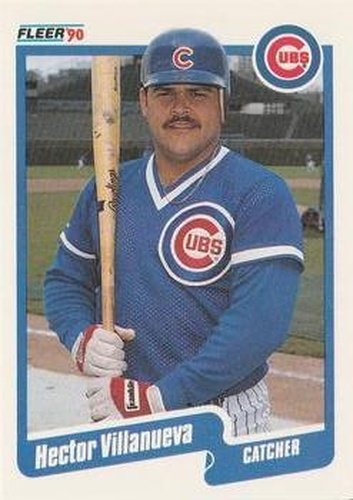 #U-10 Hector Villanueva - Chicago Cubs - 1990 Fleer Update Baseball