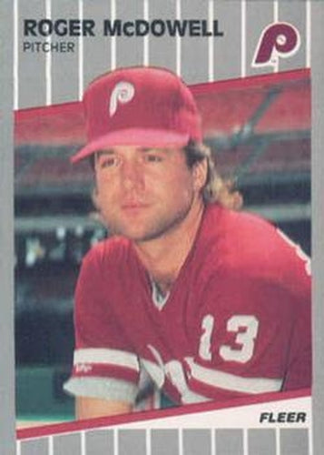 #U-110 Roger McDowell - Philadelphia Phillies - 1989 Fleer Update Baseball