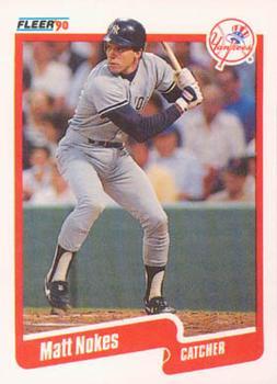 #U-115 Matt Nokes - New York Yankees - 1990 Fleer Update Baseball