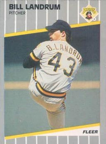 #U-116 Bill Landrum - Pittsburgh Pirates - 1989 Fleer Update Baseball