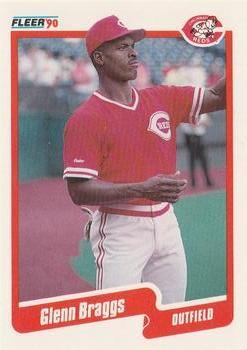 #U-11 Glenn Braggs - Cincinnati Reds - 1990 Fleer Update Baseball