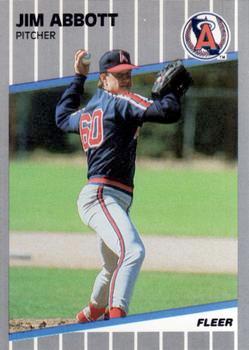 #U-11 Jim Abbott - California Angels - 1989 Fleer Update Baseball