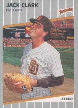 #U-123 Jack Clark - San Diego Padres - 1989 Fleer Update Baseball