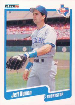 #U-123 Jeff Huson - Texas Rangers - 1990 Fleer Update Baseball