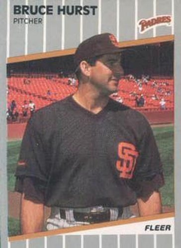 #U-124 Bruce Hurst - San Diego Padres - 1989 Fleer Update Baseball