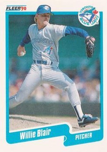 #U-126 Willie Blair - Toronto Blue Jays - 1990 Fleer Update Baseball