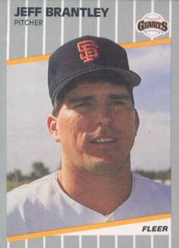 #U-127 Jeff Brantley - San Francisco Giants - 1989 Fleer Update Baseball