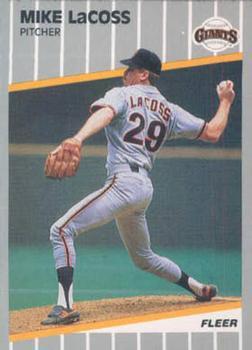 #U-129 Mike LaCoss - San Francisco Giants - 1989 Fleer Update Baseball