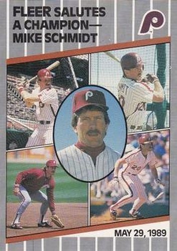 #U-131 Mike Schmidt - Philadelphia Phillies - 1989 Fleer Update Baseball