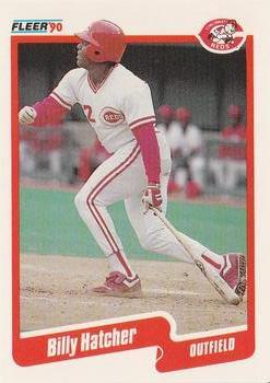 #U-13 Billy Hatcher - Cincinnati Reds - 1990 Fleer Update Baseball