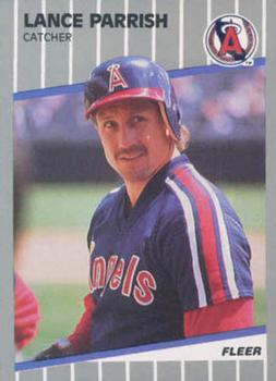 #U-15 Lance Parrish - California Angels - 1989 Fleer Update Baseball