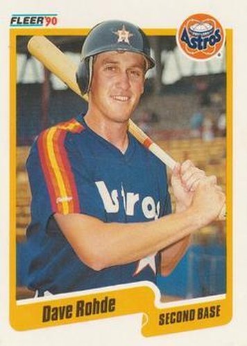 #U-17 Dave Rohde - Houston Astros - 1990 Fleer Update Baseball