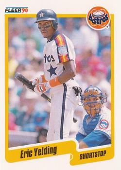 #U-18 Eric Yelding - Houston Astros - 1990 Fleer Update Baseball
