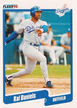 #U-20 Kal Daniels - Los Angeles Dodgers - 1990 Fleer Update Baseball