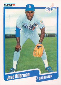 #U-24 Jose Offerman - Los Angeles Dodgers - 1990 Fleer Update Baseball