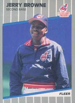 #U-26 Jerry Browne - Cleveland Indians - 1989 Fleer Update Baseball