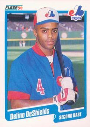 #U-27 Delino DeShields - Montreal Expos - 1990 Fleer Update Baseball