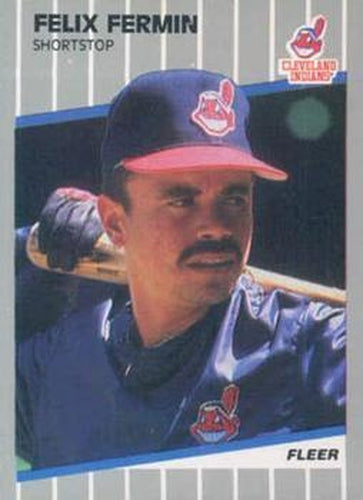 #U-27 Felix Fermin - Cleveland Indians - 1989 Fleer Update Baseball