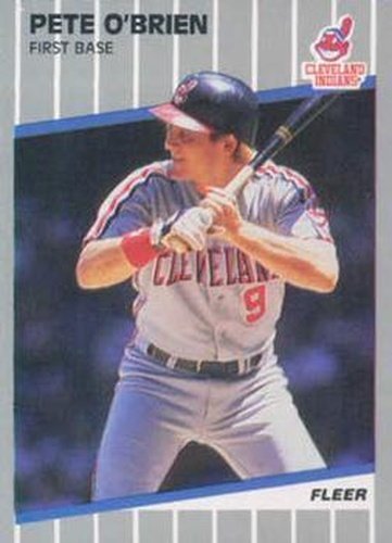 #U-29 Pete O'Brien - Cleveland Indians - 1989 Fleer Update Baseball