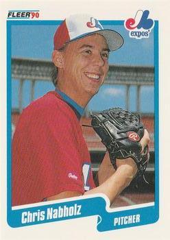 #U-30 Chris Nabholz - Montreal Expos - 1990 Fleer Update Baseball