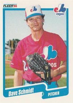#U-32 Dave Schmidt - Montreal Expos - 1990 Fleer Update Baseball