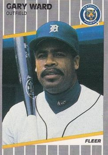 #U-33 Gary Ward - Detroit Tigers - 1989 Fleer Update Baseball