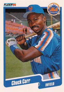 #U-34 Chuck Carr - New York Mets - 1990 Fleer Update Baseball
