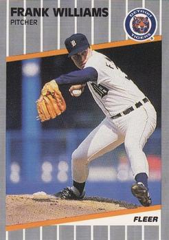 #U-34 Frank Williams - Detroit Tigers - 1989 Fleer Update Baseball
