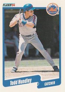#U-36 Todd Hundley - New York Mets - 1990 Fleer Update Baseball