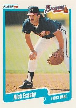 #U-3 Nick Esasky - Atlanta Braves - 1990 Fleer Update Baseball
