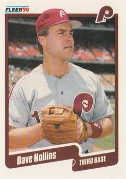 #U-43 Dave Hollins - Philadelphia Phillies - 1990 Fleer Update Baseball